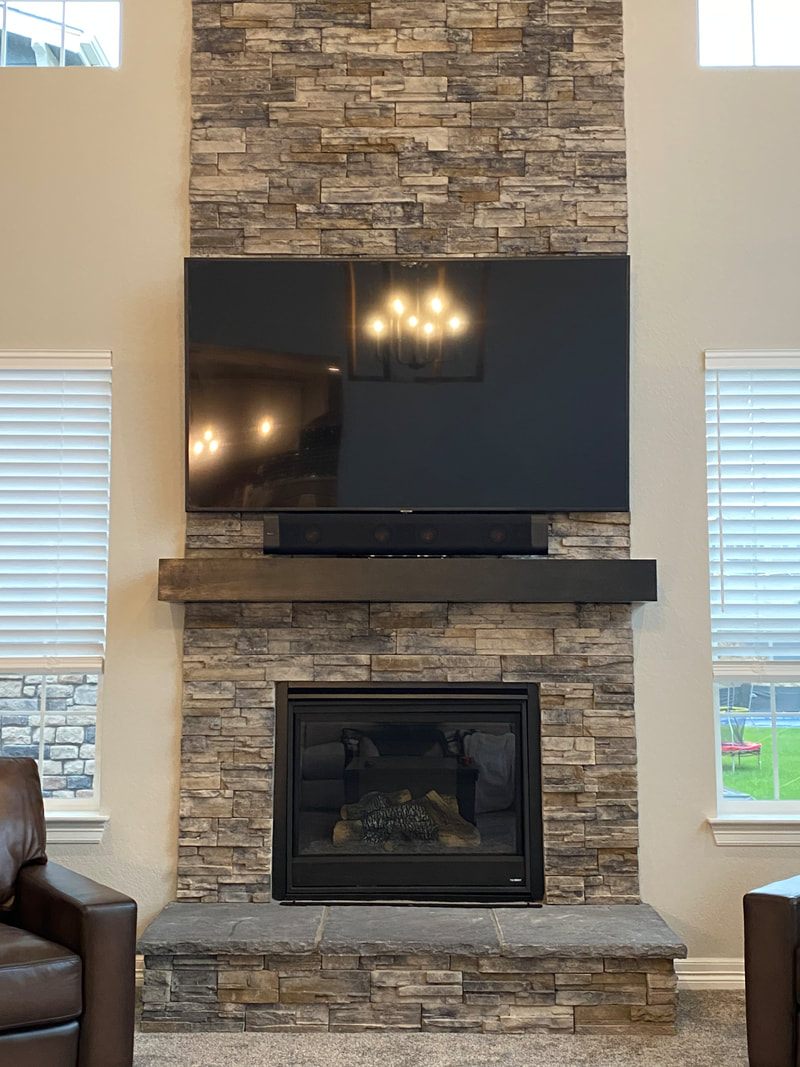 A stacked Sonos and network equipment rack