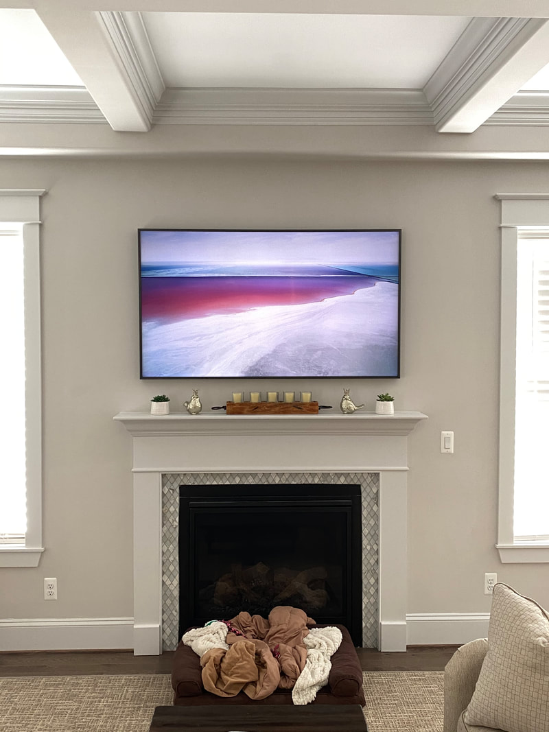 Recent Curt's Audio Video install in a Parker area home
