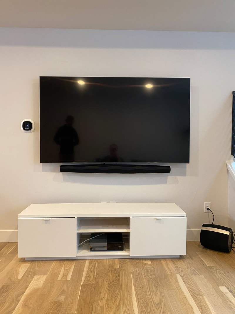 Recent Curt's Audio Video install in a Parker area home