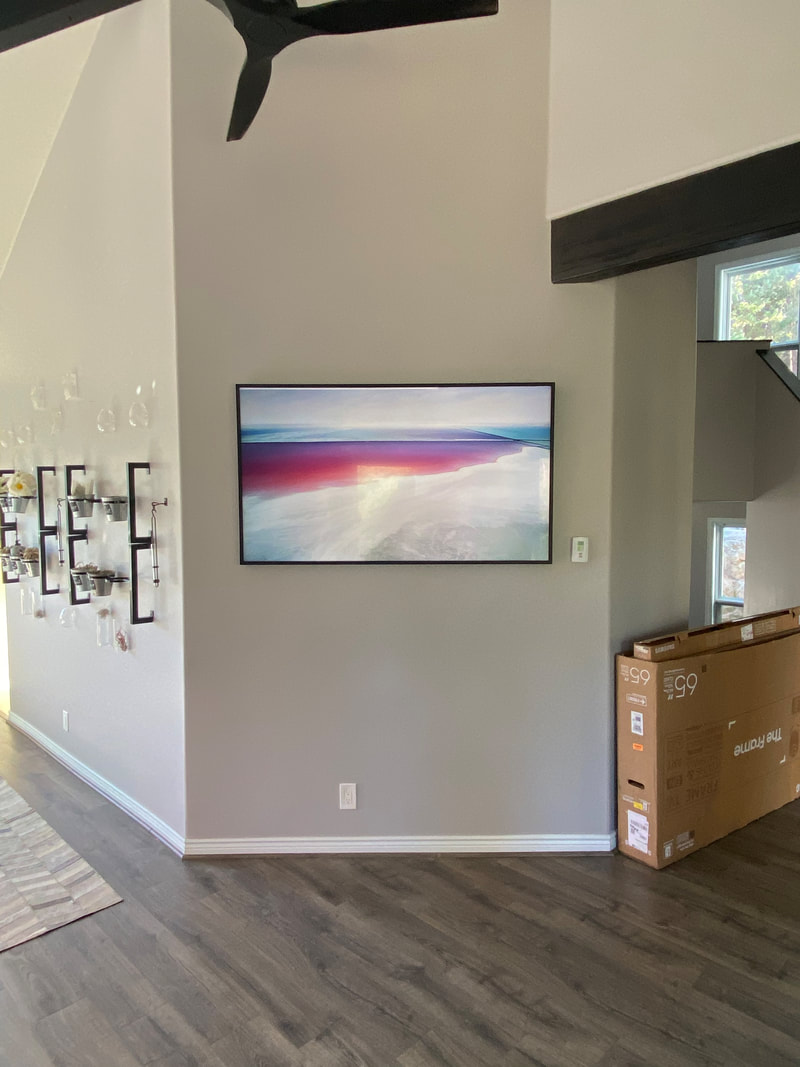 Recent Curt's Audio Video install in a Parker area home