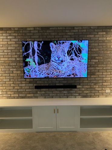 Recent Curt's Audio Video install in a Parker area home